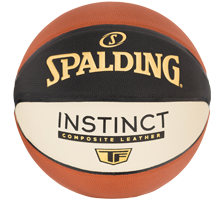 Studio image of Instinct TF Basketball on a white background. 